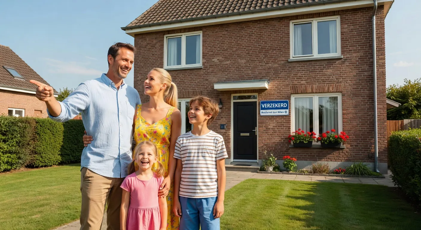 Illustration d'une maison protégée par une assurance habitation en Belgique pour 2026